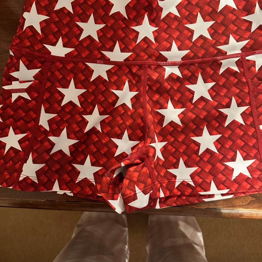 2.5” CVG Red Star Patterned Shorts